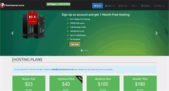 Desktop Screenshot of hostmasterzone.com